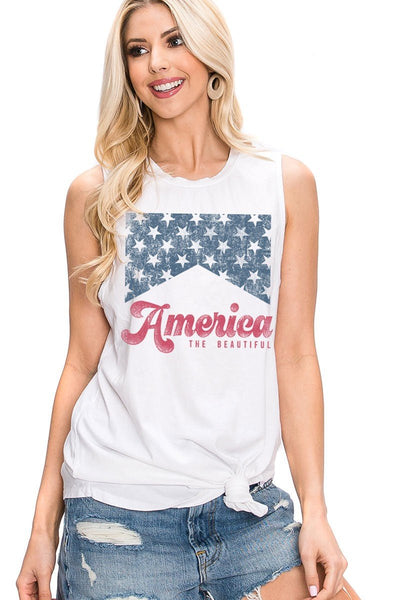 America Graphic Tee - Bel Air Boutique