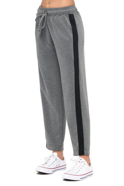 Ariella Luxury Lounge Pants with Contrast Stripe - Bel Air Boutique