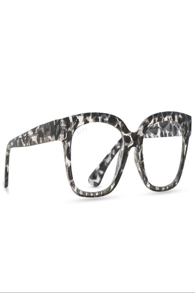 AVA CLEAR LEOPARD BLUELIGHT READER 2.0 - Bel Air Boutique