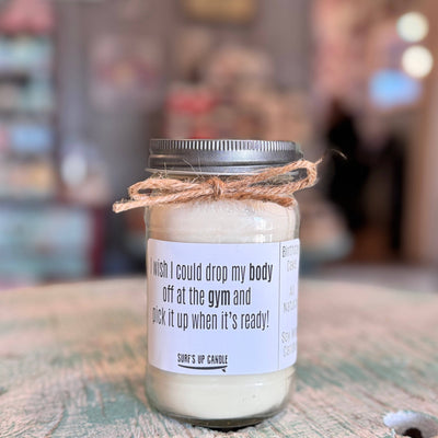 Birthday Cake Mason Jar Candle - Wacky Wicks Collection - Bel Air Boutique