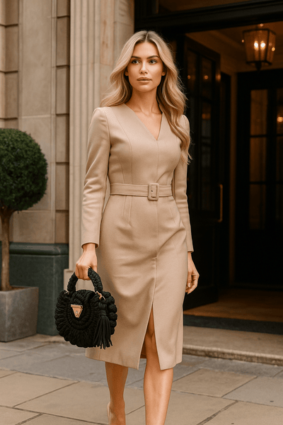 Black As Night Crochet Handmade Bag - Bel Air Boutique