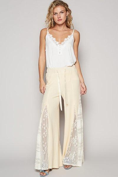 Boho Lace Wide Leg Pant - Bel Air Boutique