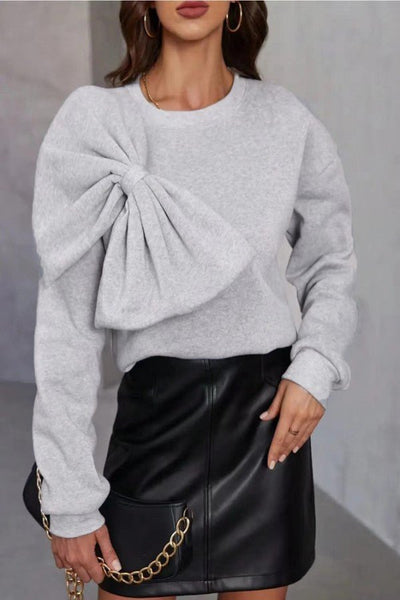 Bow detail Sweater - Bel Air Boutique