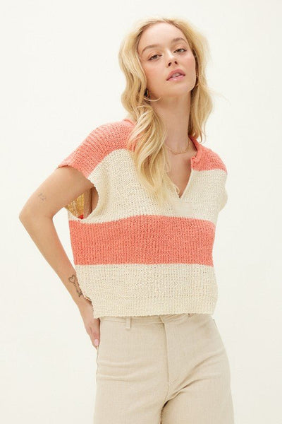 Brightest Striped Sweater - Bel Air Boutique