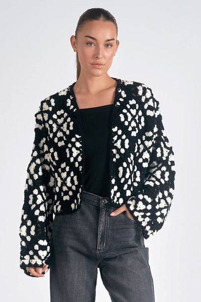 Cassidy Crochet Cardigan by Elan - Bel Air Boutique