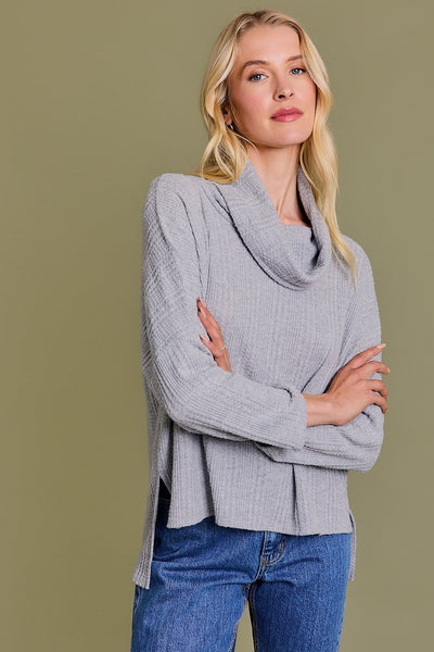 Corinne Cowl Neck Top - Bel Air Boutique