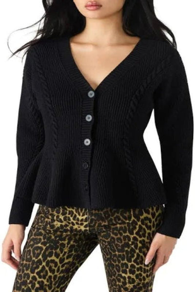 Courtney Peplum Sweater - Bel Air Boutique