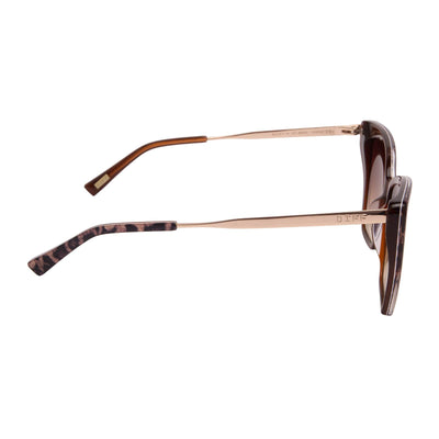 DIFF Eyewear Becky II Leopard Tortoise Frame with Brown Gradient Lens - Bel Air Boutique