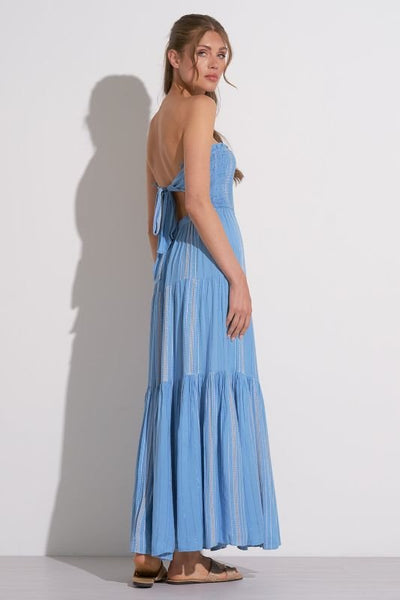 Elan Blue Lagoon Maxi Dress - Bel Air Boutique