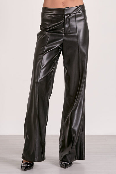 Elan Faux Leather Trousers - Bel Air Boutique