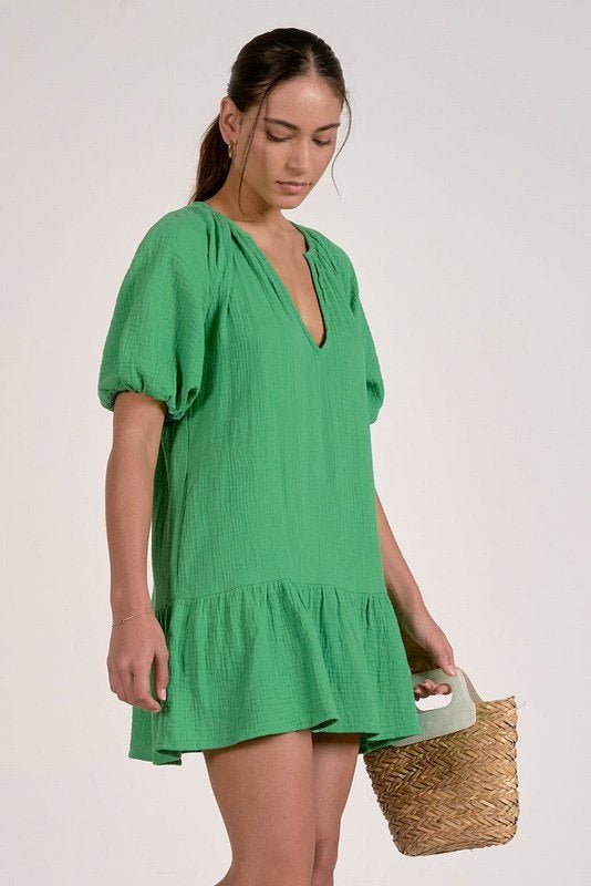 elan green dress Elan Crochet Maxi Dress (More colors available)