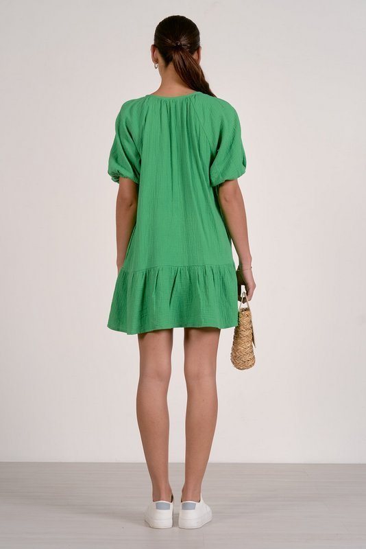 elan green dress Elan Jade Spaghetti Strap Smocked Mini Dress