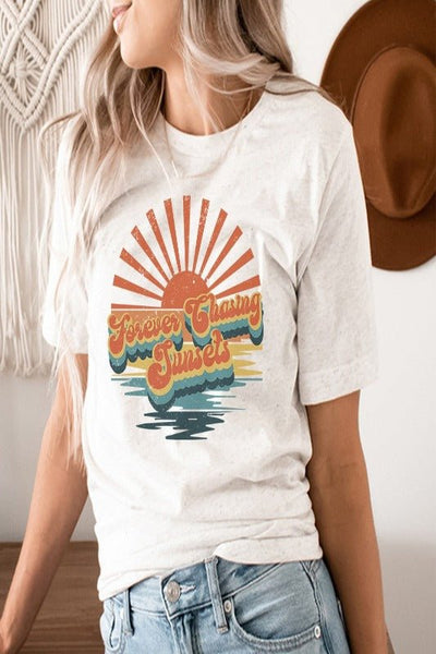 Forever Chasing Sunsets Tee - Bel Air Boutique