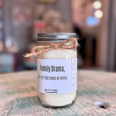 Iced Lemon Biscotti Mason Jar Candle - Wacky Wicks Collection - Bel Air Boutique