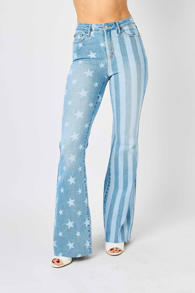 Judy Blue Stars & Stripes Jeans - Bel Air Boutique