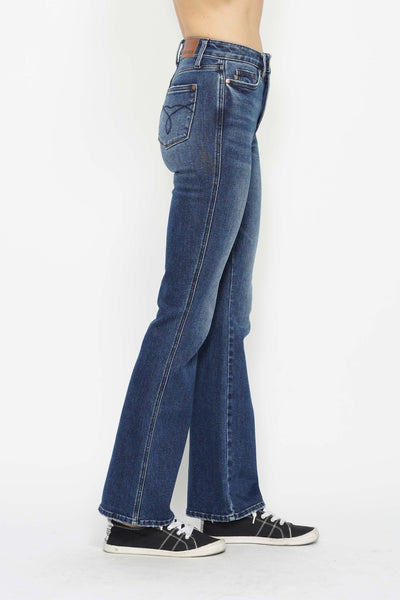 Judy Blue Tummy Control Boot Cut SHORT Inseam - Bel Air Boutique