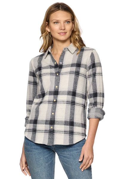 Kaycee Knit Flannel Shirt - Bel Air Boutique