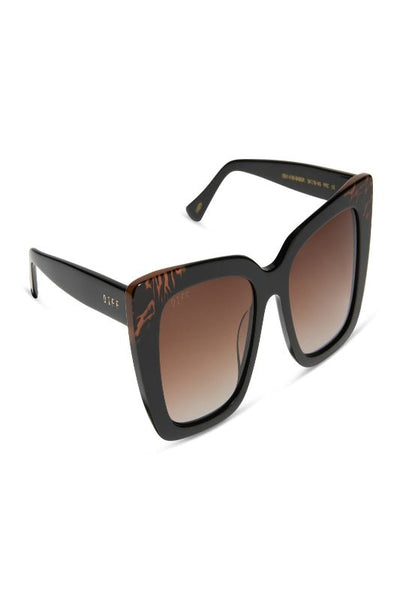 Lizzy Black With Brown Gradient Lens - Bel Air Boutique