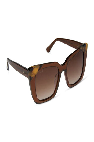 Lizzy Whiskey Crystal + Brown Gradient Lens - Bel Air Boutique