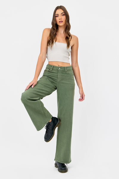 Nori High Rise Wide Leg Jeans by Hidden - Bel Air Boutique