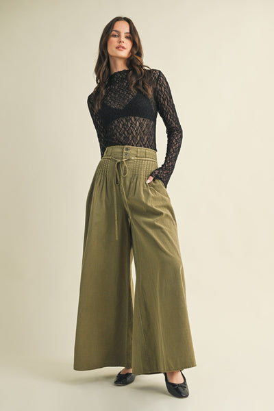 Penelope Pin Tuck Pants - Bel Air Boutique