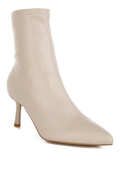 Pumila Stiletto Heel Sock Boots - Bel Air Boutique