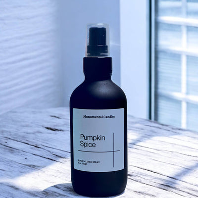 Pumpkin Spice Matte Black Room/linen Spray - Bel Air Boutique
