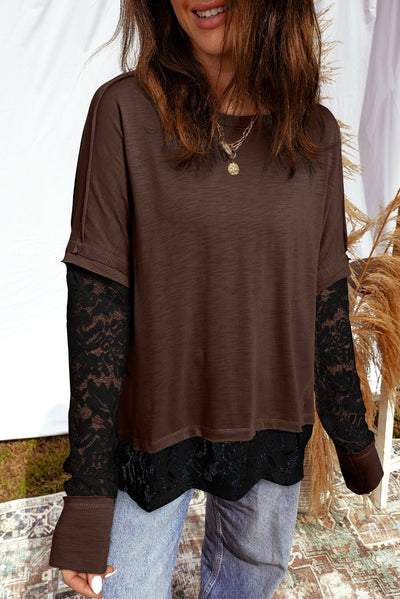 Sherry Sleeve Long Sleeve Tee - Bel Air Boutique