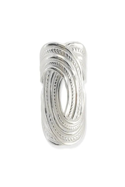 Silver Statement Piece Ring - Bel Air Boutique