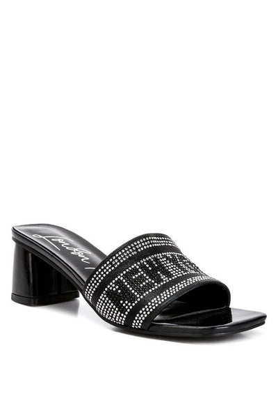 Studio 55 Diamante Embellished New York Sandals - Bel Air Boutique
