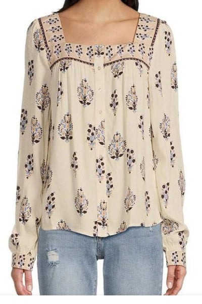 Sumner Square Yoke Blouse - Bel Air Boutique