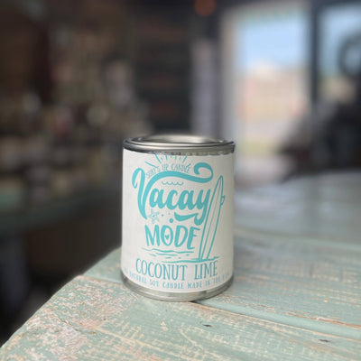 Vacay Mode Coconut Lime Paint Can Candle - Bel Air Boutique