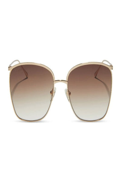 Vittoria Gold Frame + Brown Gradient Polarized Lens - Bel Air Boutique
