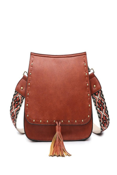 Bailey Crossbody Bag with Guitar Strap - Bel Air Boutique