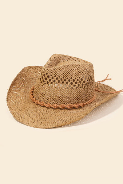 Country Cool Straw Hat - Bel Air Boutique