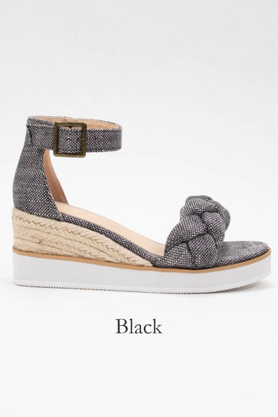 Doreen Denim Wedge - Bel Air Boutique