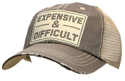 Expensive & Difficult Trucker Hat Baseball Cap - Bel Air Boutique
