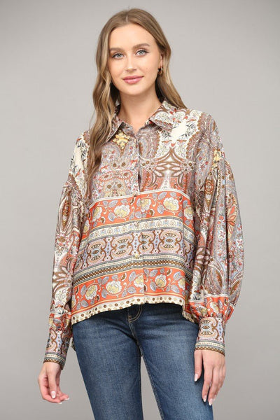 Fancy Fall Top by Fate - Bel Air Boutique