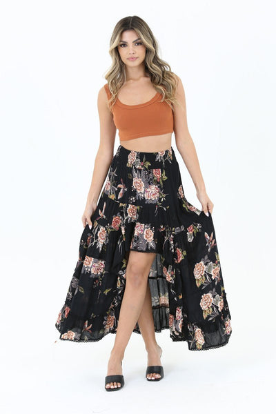 Heather High Low Skirt - Bel Air Boutique