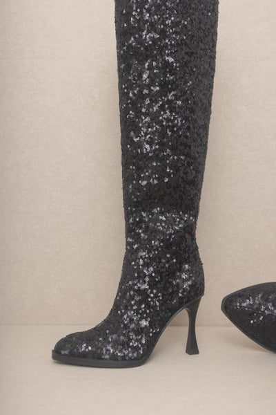 Jewel Knee High Boots - Bel Air Boutique