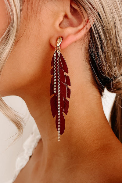 Lonni Leather Earrings - Bel Air Boutique