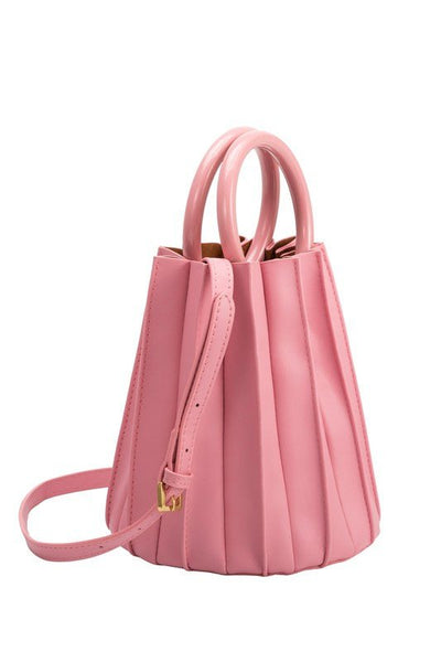 Melie Bianco Pink Lily Top Handle Bag - Bel Air Boutique