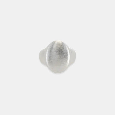 Oval Ring Silver - Bel Air Boutique