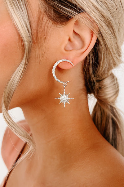 Over The Moon Earrings - Bel Air Boutique
