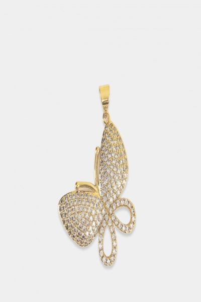 Pave Butterfly Charm - Bel Air Boutique