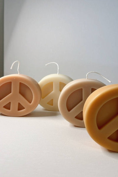 PEACE sign candle - Bel Air Boutique