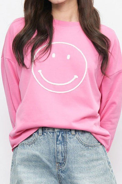Smiley Sweatshirt - Bel Air Boutique