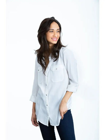 The Perfect Button Down Top - Bel Air Boutique